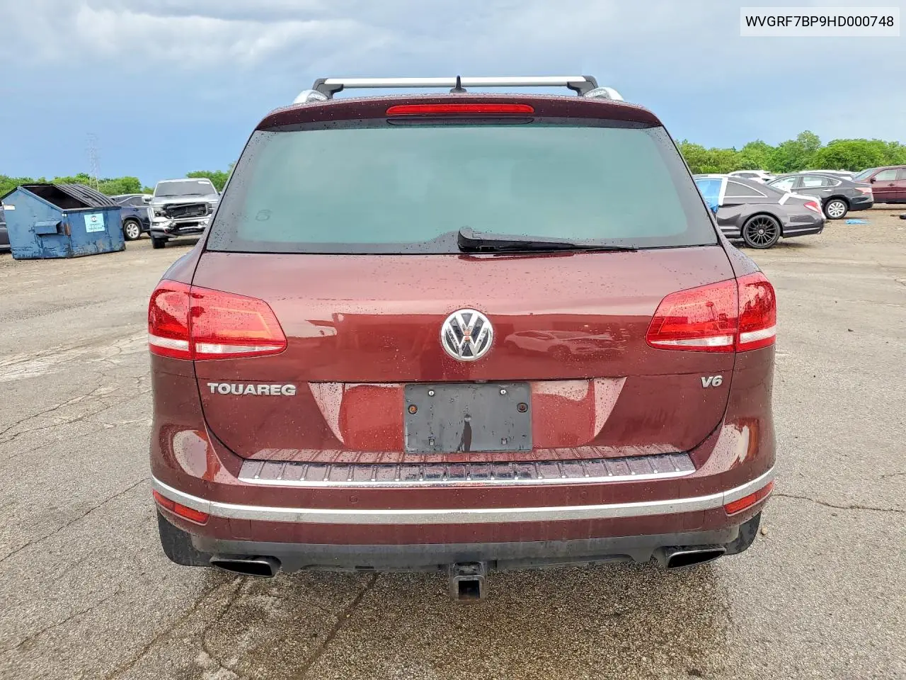 2017 Volkswagen Touareg Wolfsburg VIN: WVGRF7BP9HD000748 Lot: 56775426