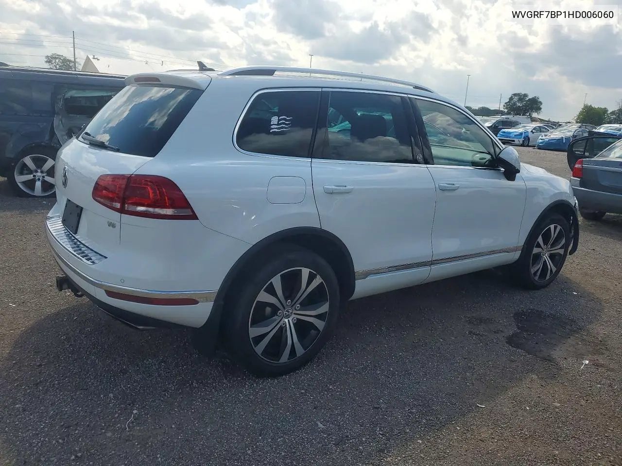 2017 Volkswagen Touareg Wolfsburg VIN: WVGRF7BP1HD006060 Lot: 59829826