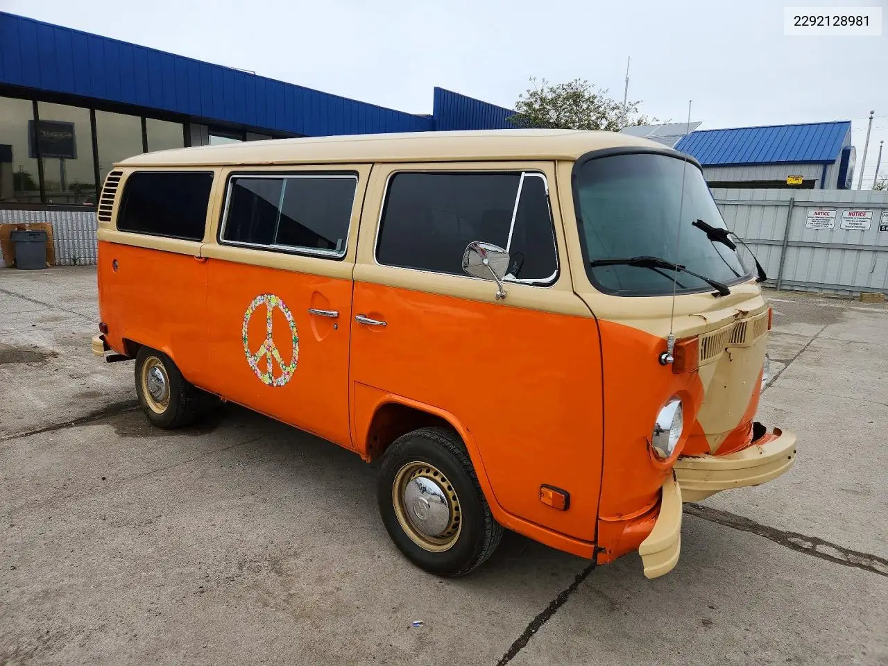1979 Volkswagen Transorter VIN: 2292128981 Lot: 52392756