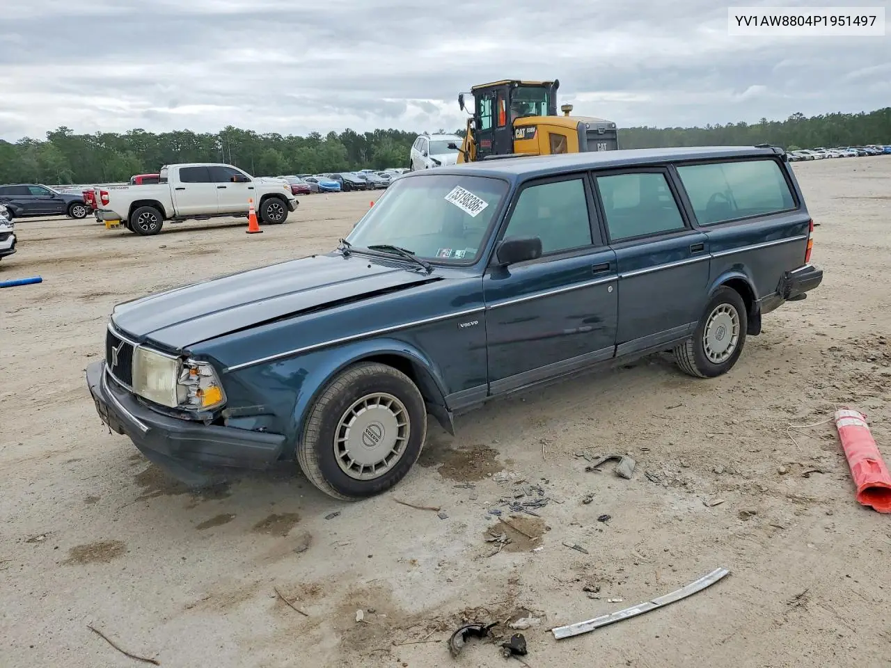 1993 Volvo 240 VIN: YV1AW8804P1951497 Lot: 53198386