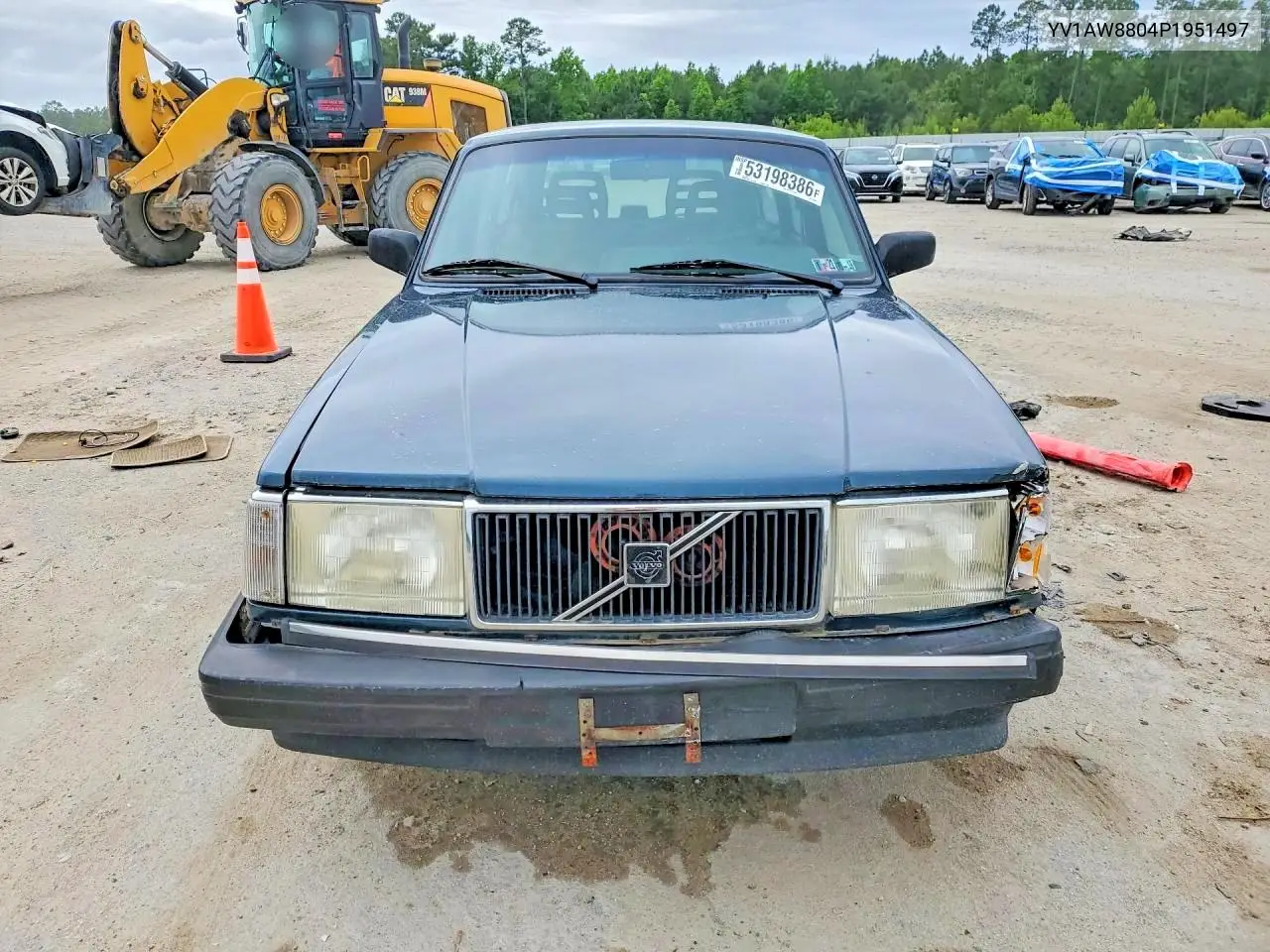 1993 Volvo 240 VIN: YV1AW8804P1951497 Lot: 53198386