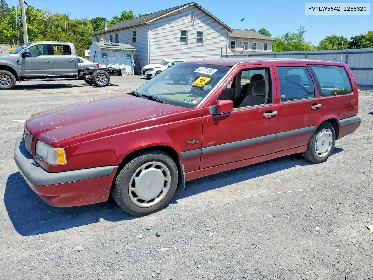 1996 Volvo 850 Base VIN: YV1LW5542T2258320 Lot: 53177756