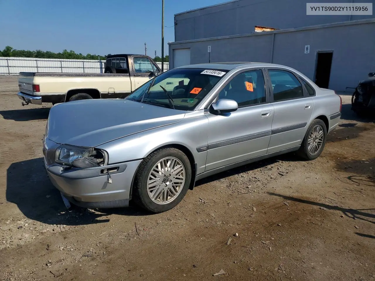 2000 Volvo S80 T6 Turbo VIN: YV1TS90D2Y1115956 Lot: 54133416
