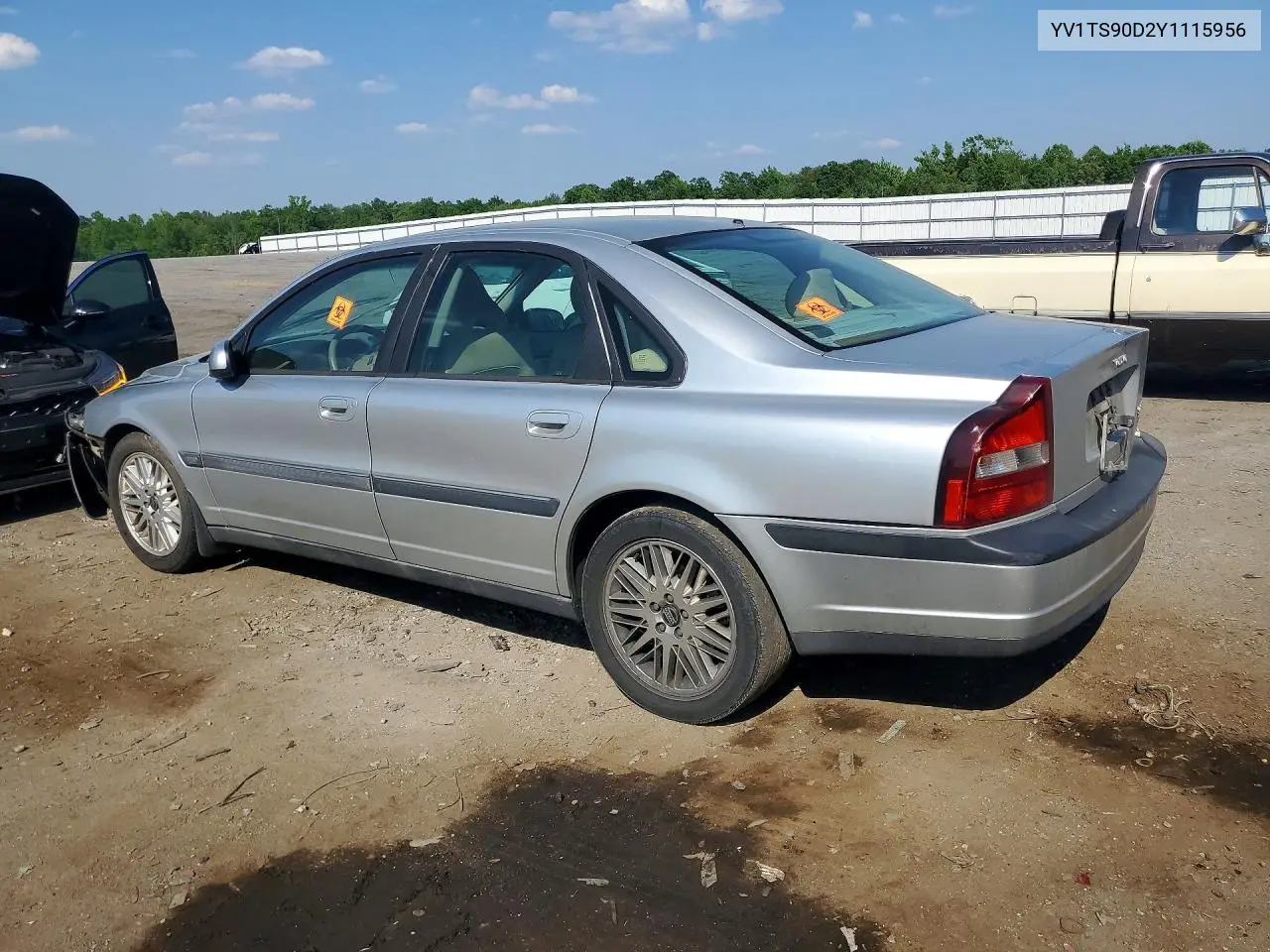 2000 Volvo S80 T6 Turbo VIN: YV1TS90D2Y1115956 Lot: 54133416