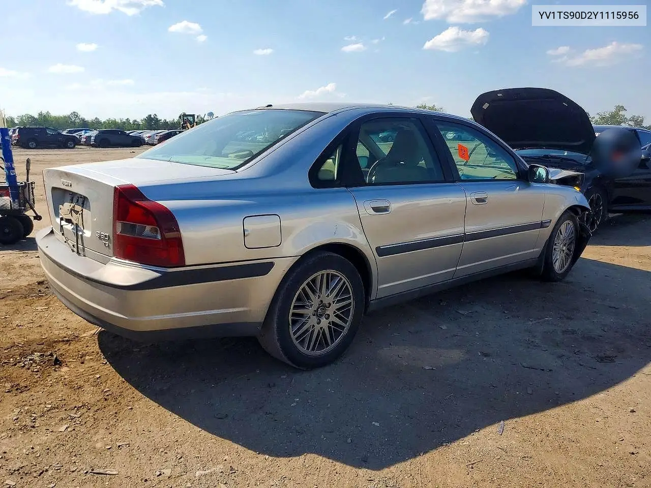 2000 Volvo S80 T6 Turbo VIN: YV1TS90D2Y1115956 Lot: 54133416