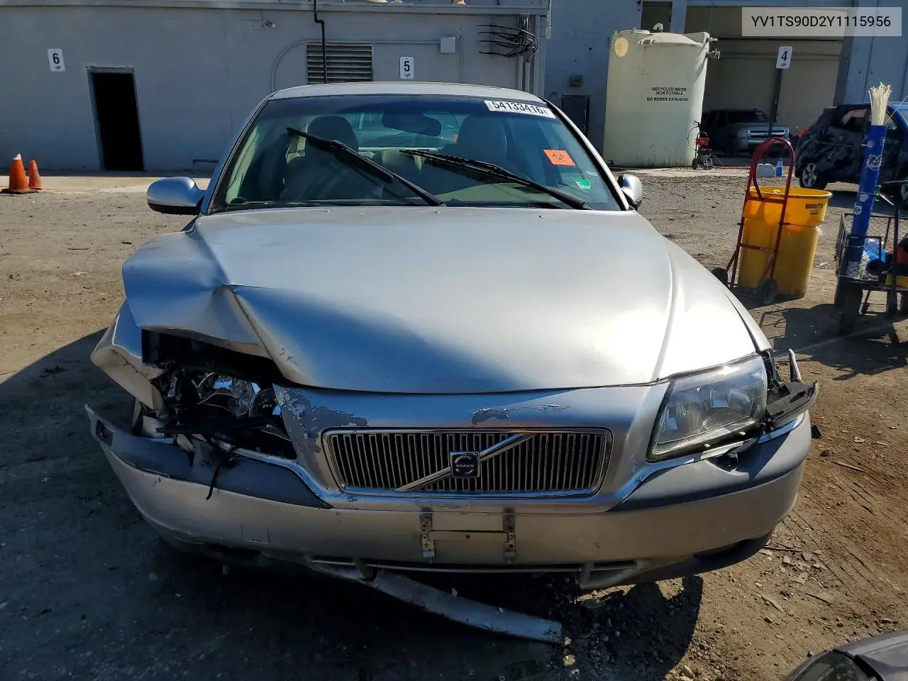 2000 Volvo S80 T6 Turbo VIN: YV1TS90D2Y1115956 Lot: 54133416