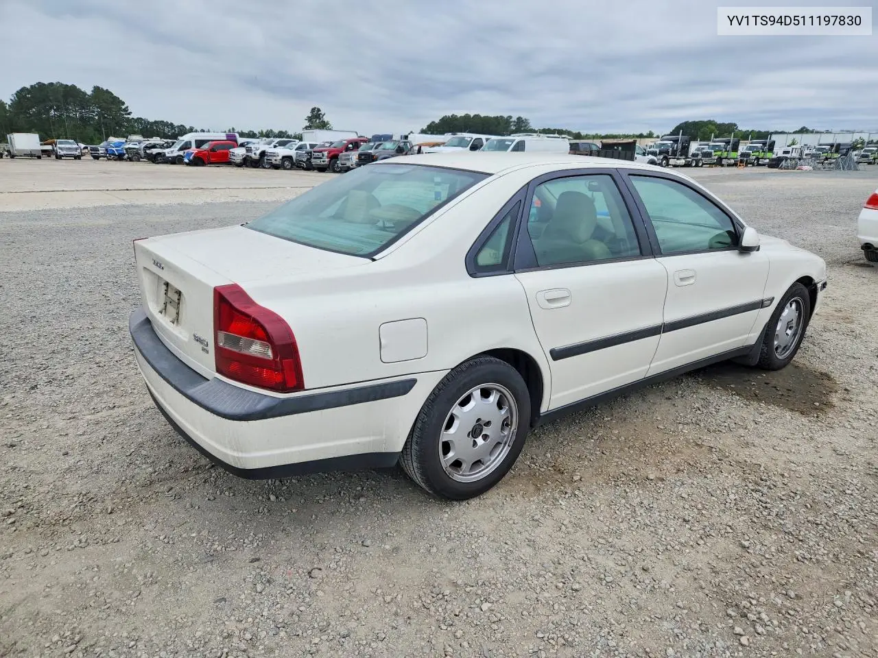 2001 Volvo S80 VIN: YV1TS94D511197830 Lot: 51411906