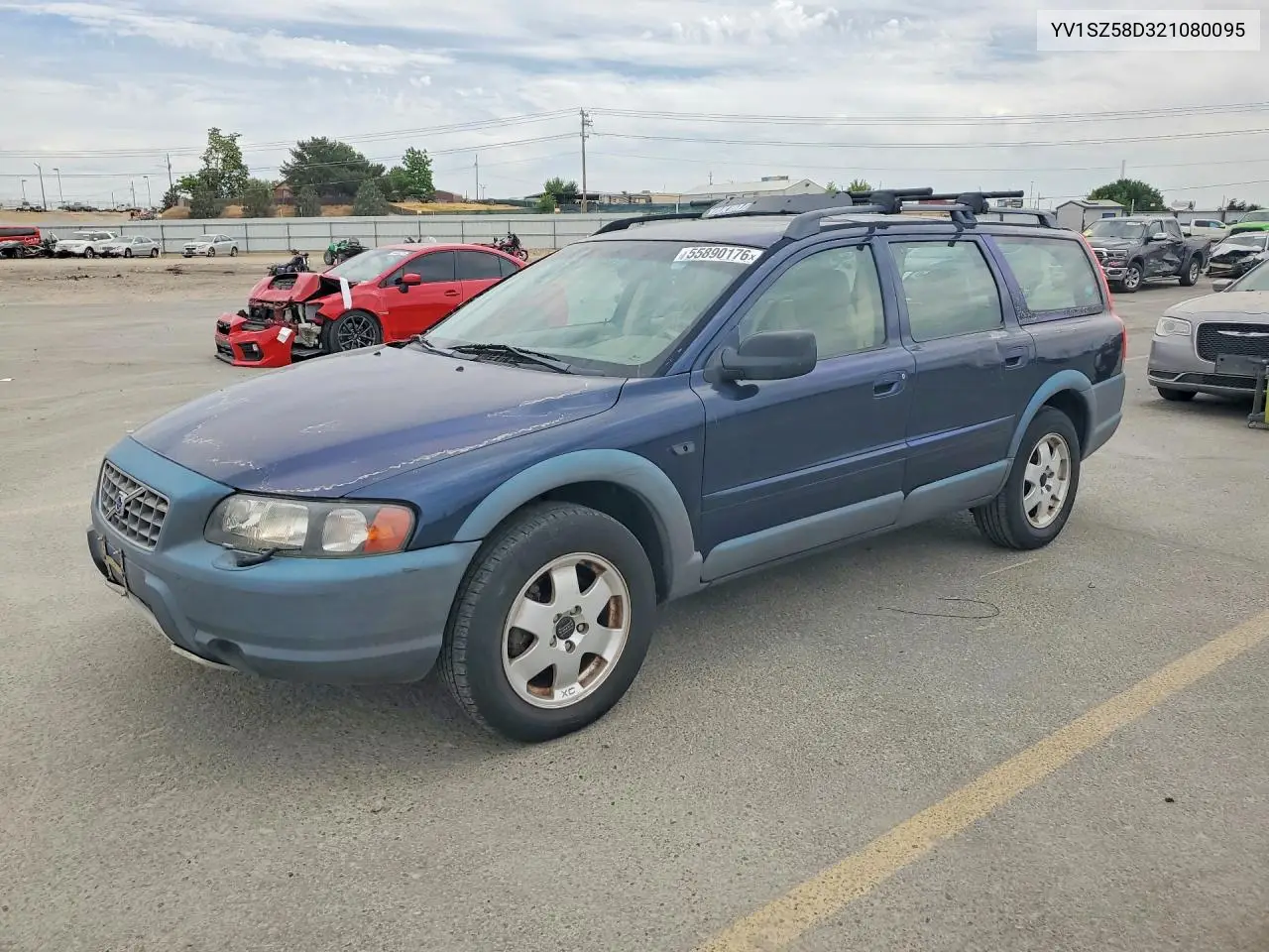 2002 Volvo V70 Xc VIN: YV1SZ58D321080095 Lot: 55890176