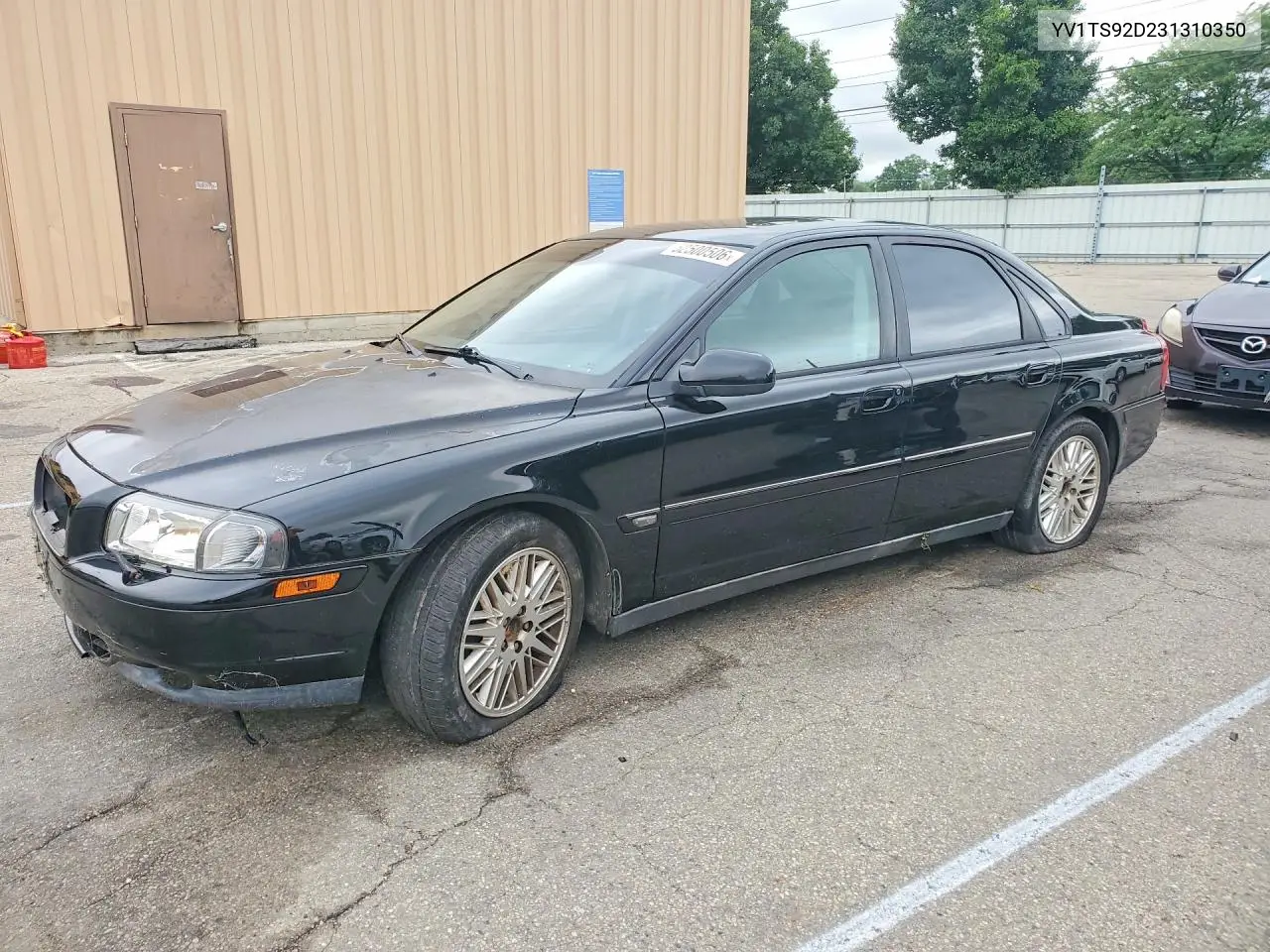 2003 Volvo S80 VIN: YV1TS92D231310350 Lot: 52500506