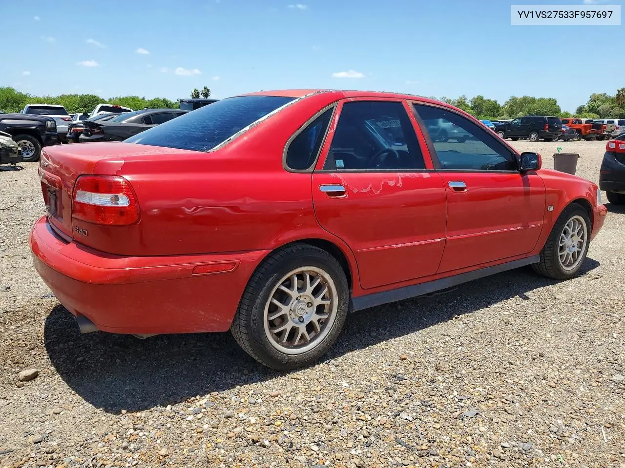 2003 Volvo S40 1.9T VIN: YV1VS27533F957697 Lot: 57928946