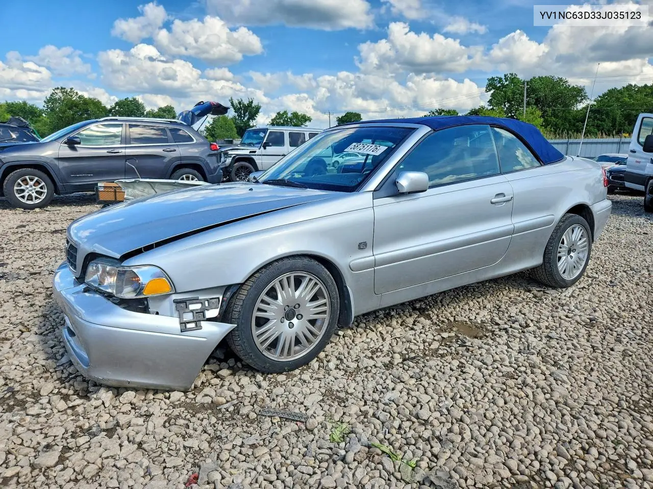 2003 Volvo C70 Lpt VIN: YV1NC63D33J035123 Lot: 58751176