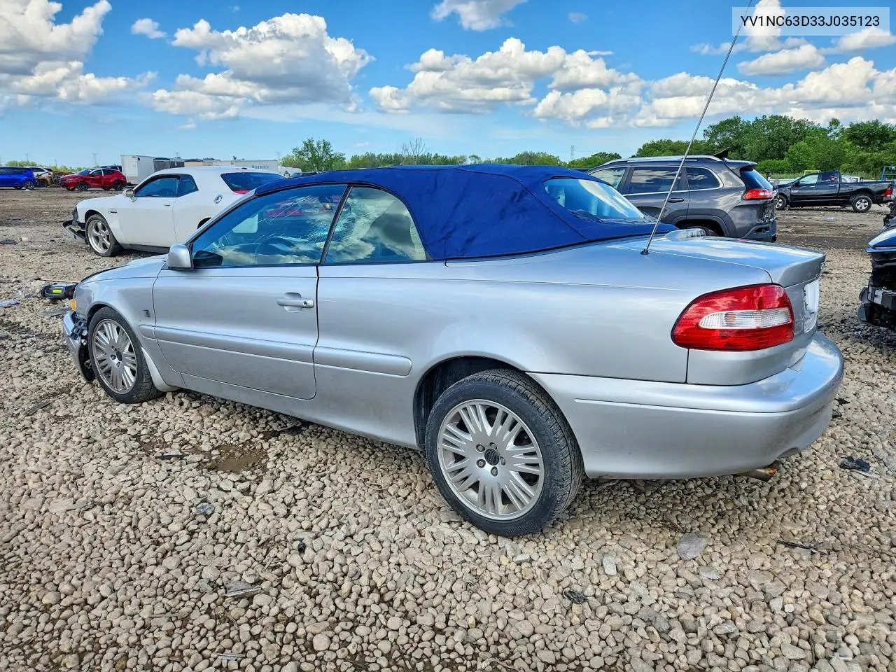 2003 Volvo C70 Lpt VIN: YV1NC63D33J035123 Lot: 58751176