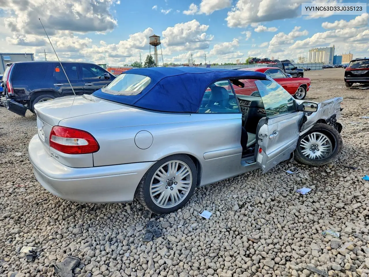 2003 Volvo C70 Lpt VIN: YV1NC63D33J035123 Lot: 58751176