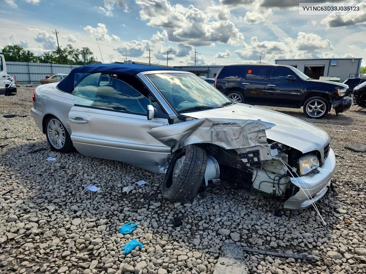 2003 Volvo C70 Lpt VIN: YV1NC63D33J035123 Lot: 58751176