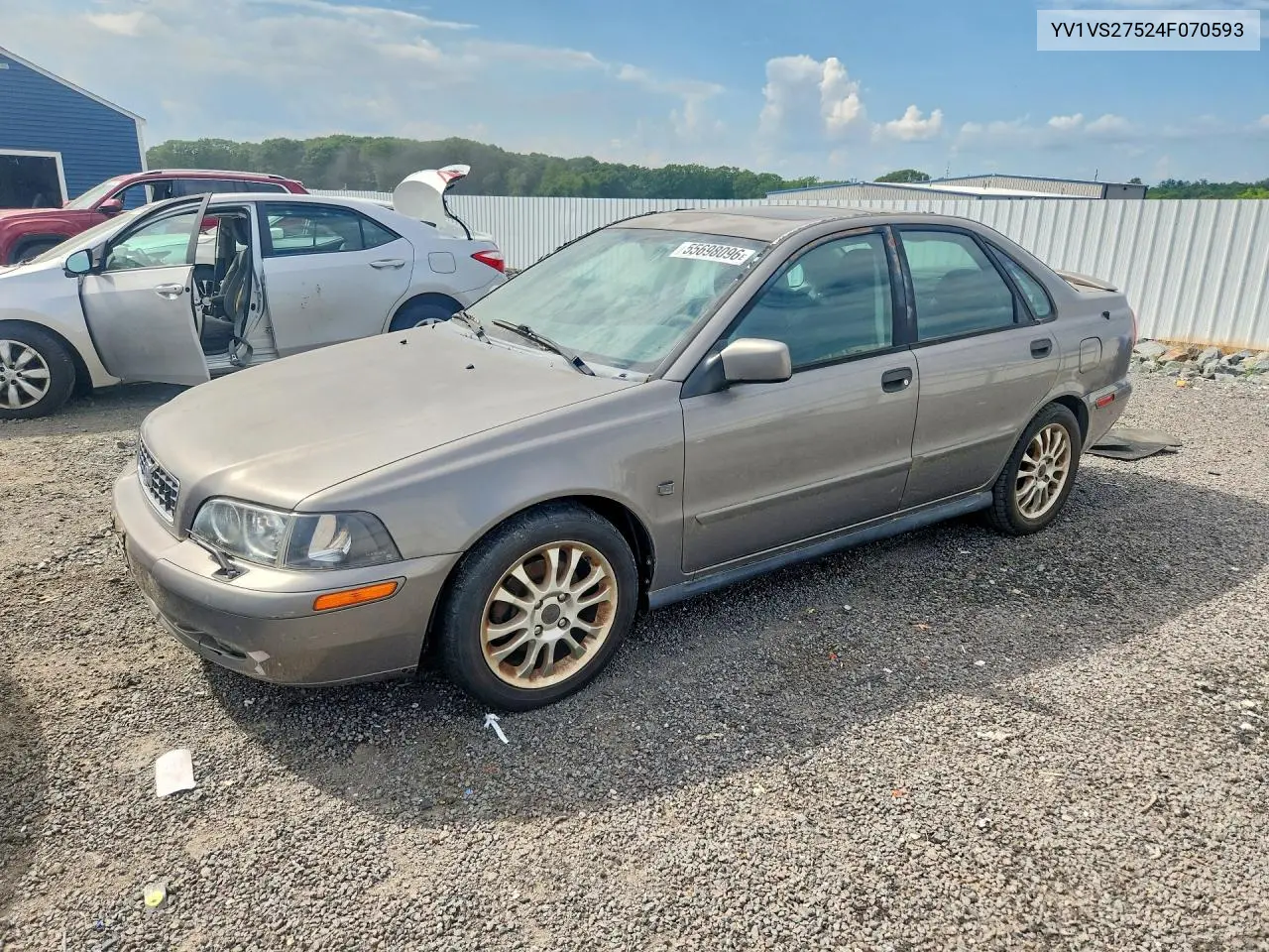 2004 Volvo S40 1.9T VIN: YV1VS27524F070593 Lot: 55698096