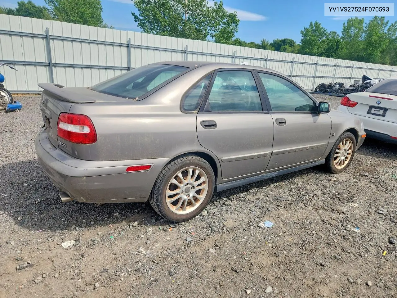 2004 Volvo S40 1.9T VIN: YV1VS27524F070593 Lot: 55698096