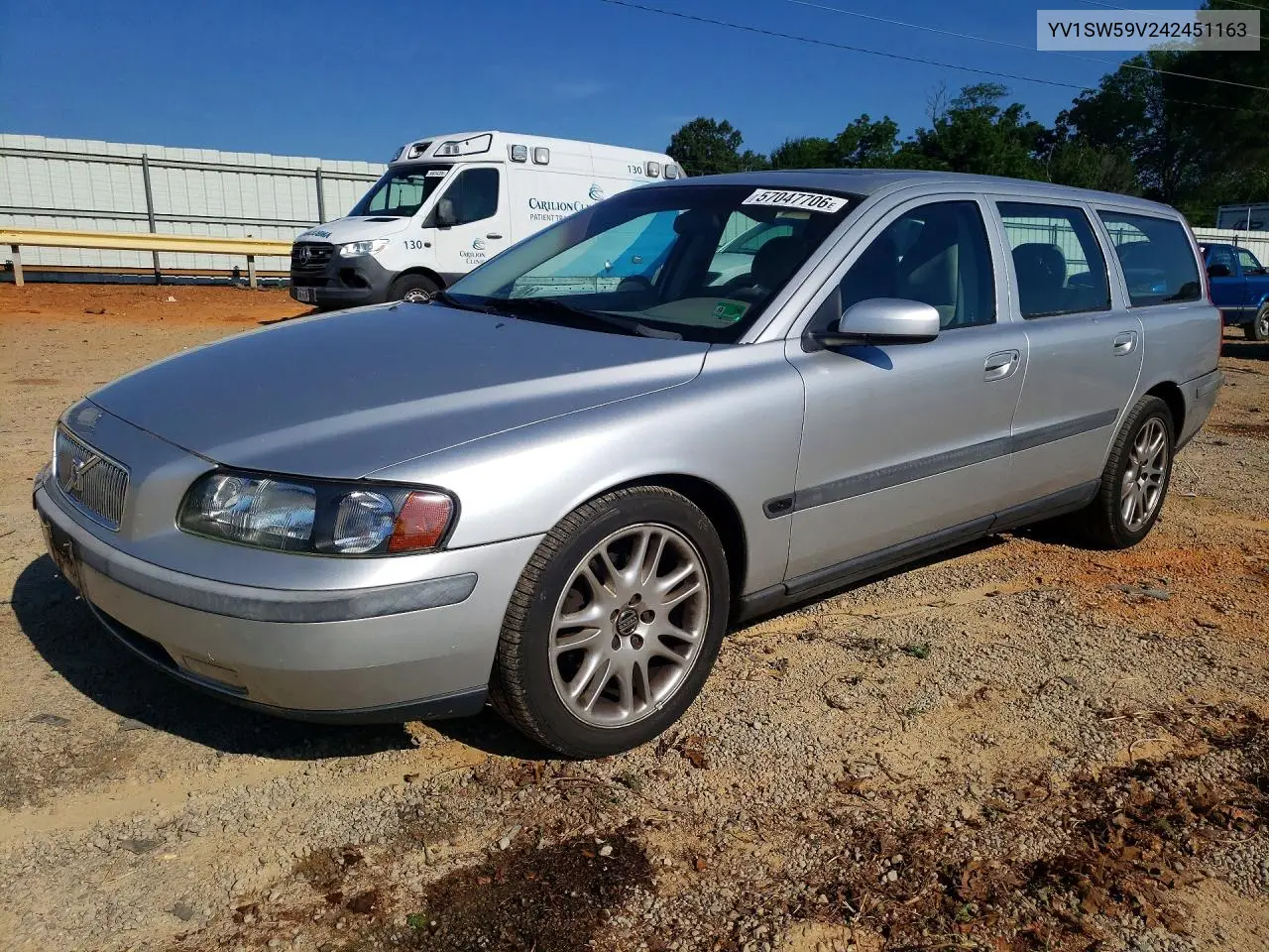 2004 Volvo V70 Fwd VIN: YV1SW59V242451163 Lot: 57047706