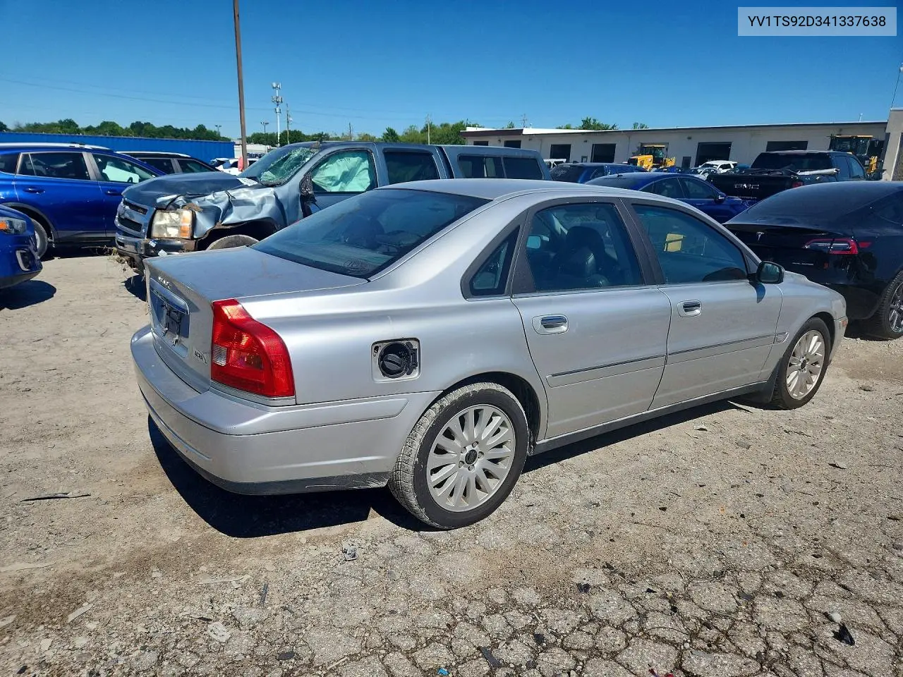2004 Volvo S80 VIN: YV1TS92D341337638 Lot: 57444756
