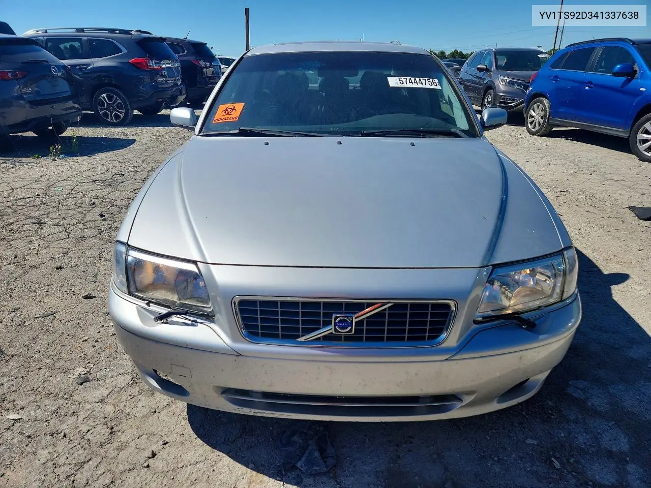 2004 Volvo S80 VIN: YV1TS92D341337638 Lot: 57444756