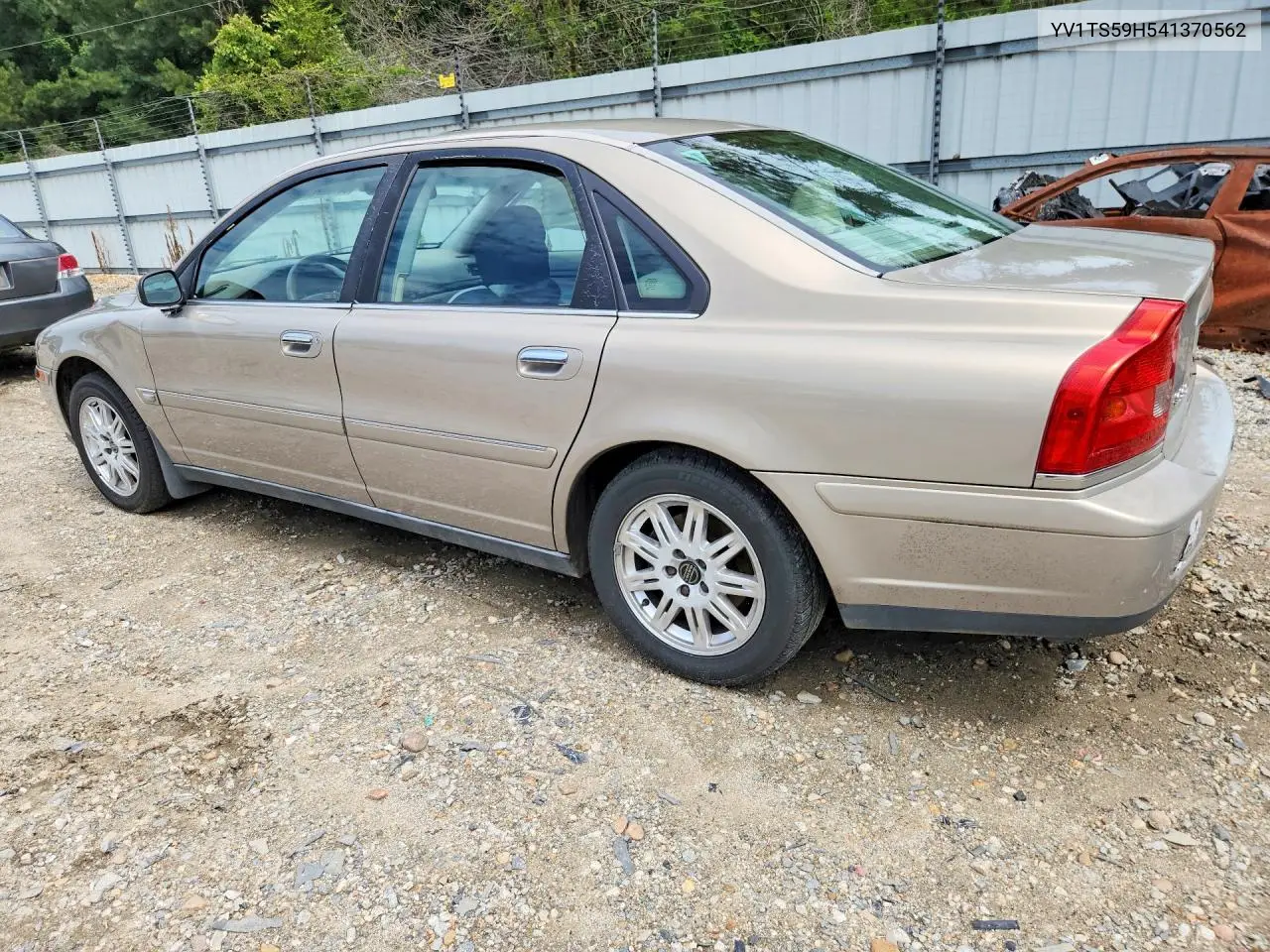 2004 Volvo S80 2.5T VIN: YV1TS59H541370562 Lot: 58199726
