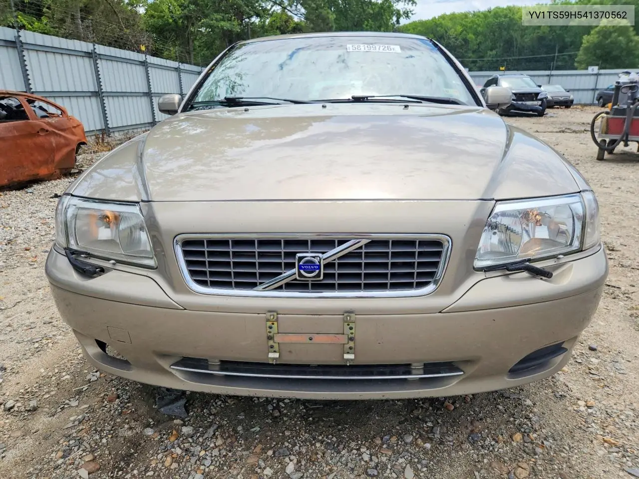 2004 Volvo S80 2.5T VIN: YV1TS59H541370562 Lot: 58199726