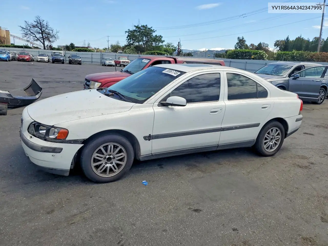 2004 Volvo S60 VIN: YV1RS64A342347995 Lot: 58961746
