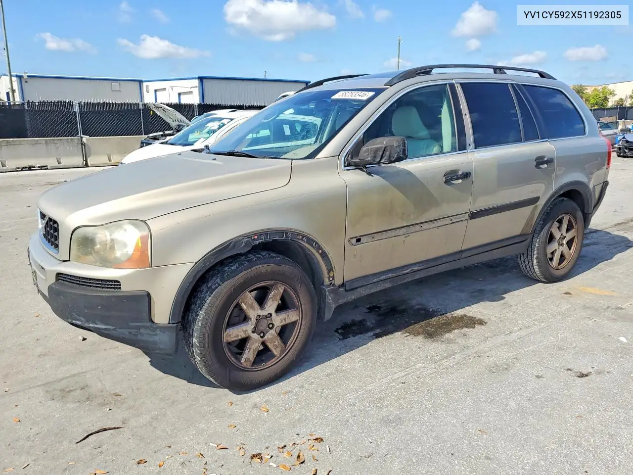 2005 Volvo Xc90 VIN: YV1CY592X51192305 Lot: 58253346