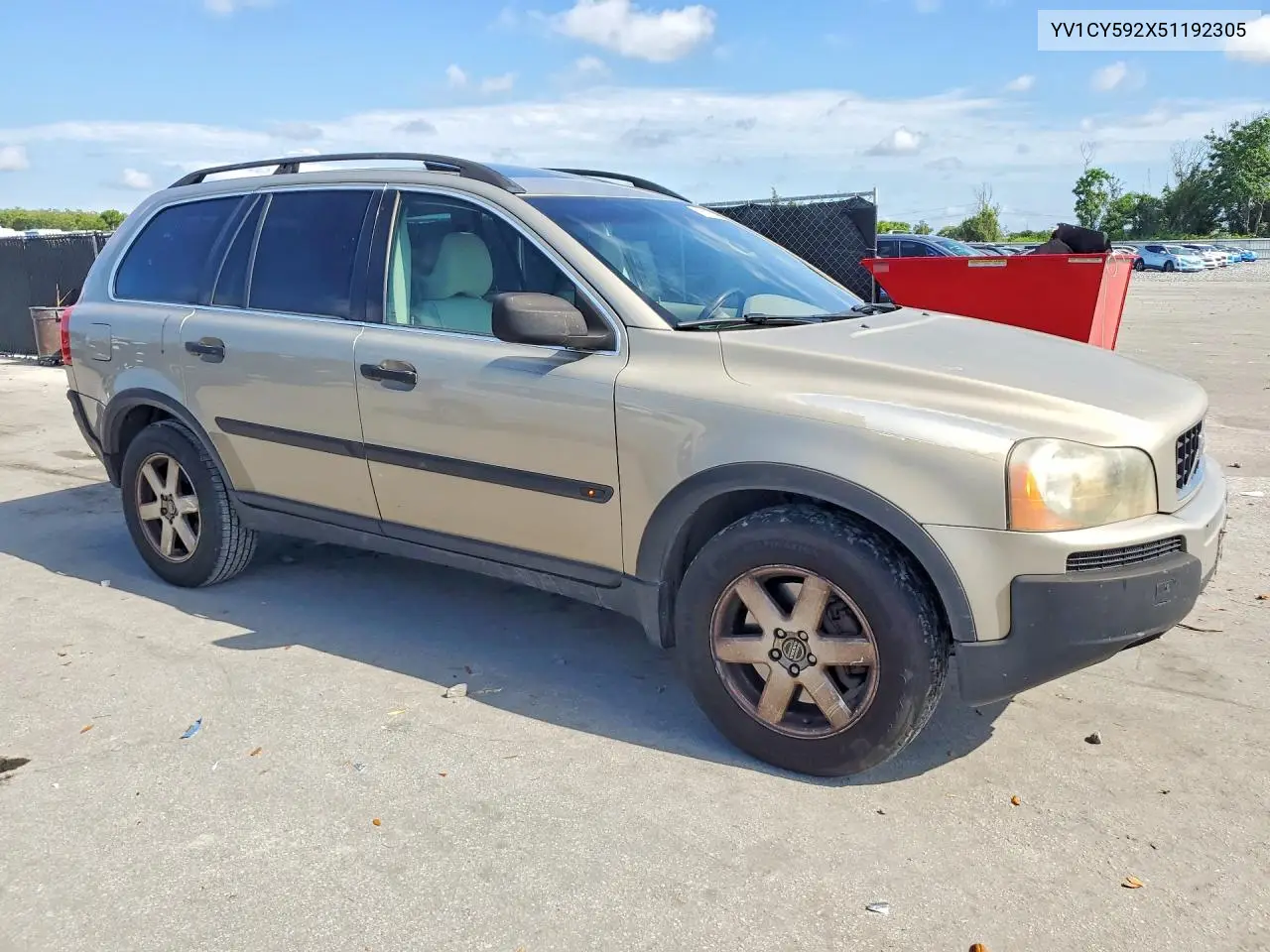 2005 Volvo Xc90 VIN: YV1CY592X51192305 Lot: 58253346