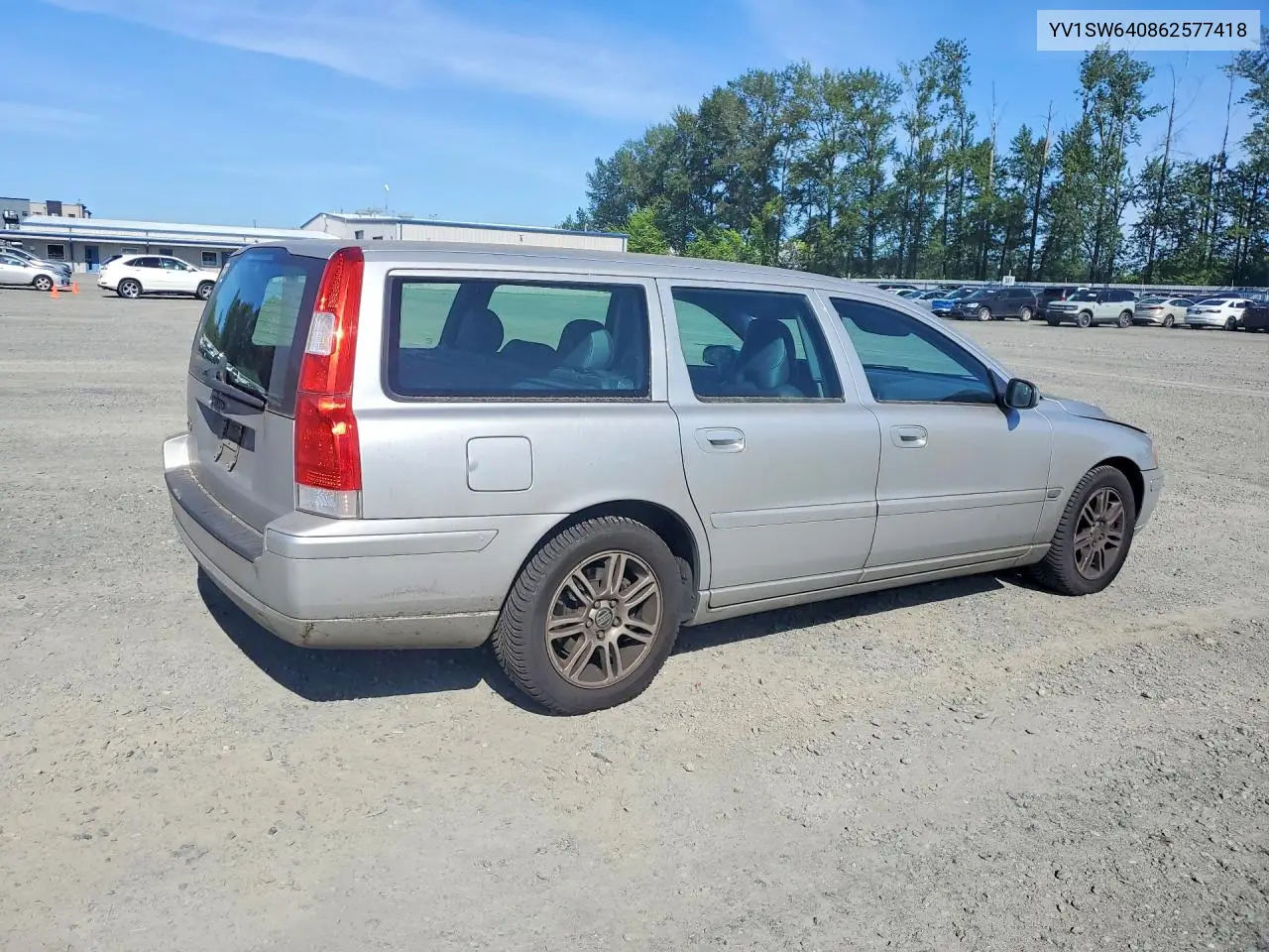 2006 Volvo V70 VIN: YV1SW640862577418 Lot: 55773456