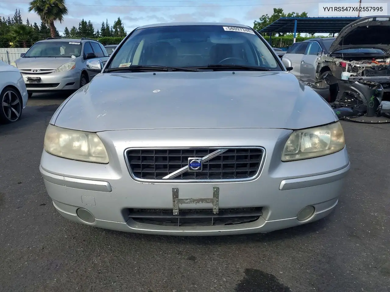 2006 Volvo S60 T5 VIN: YV1RS547X62557995 Lot: 58097346
