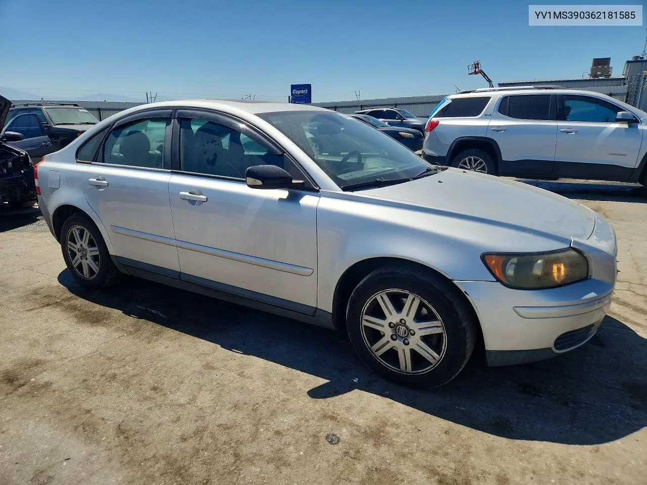 2006 Volvo S40 2.4I VIN: YV1MS390362181585 Lot: 58401306