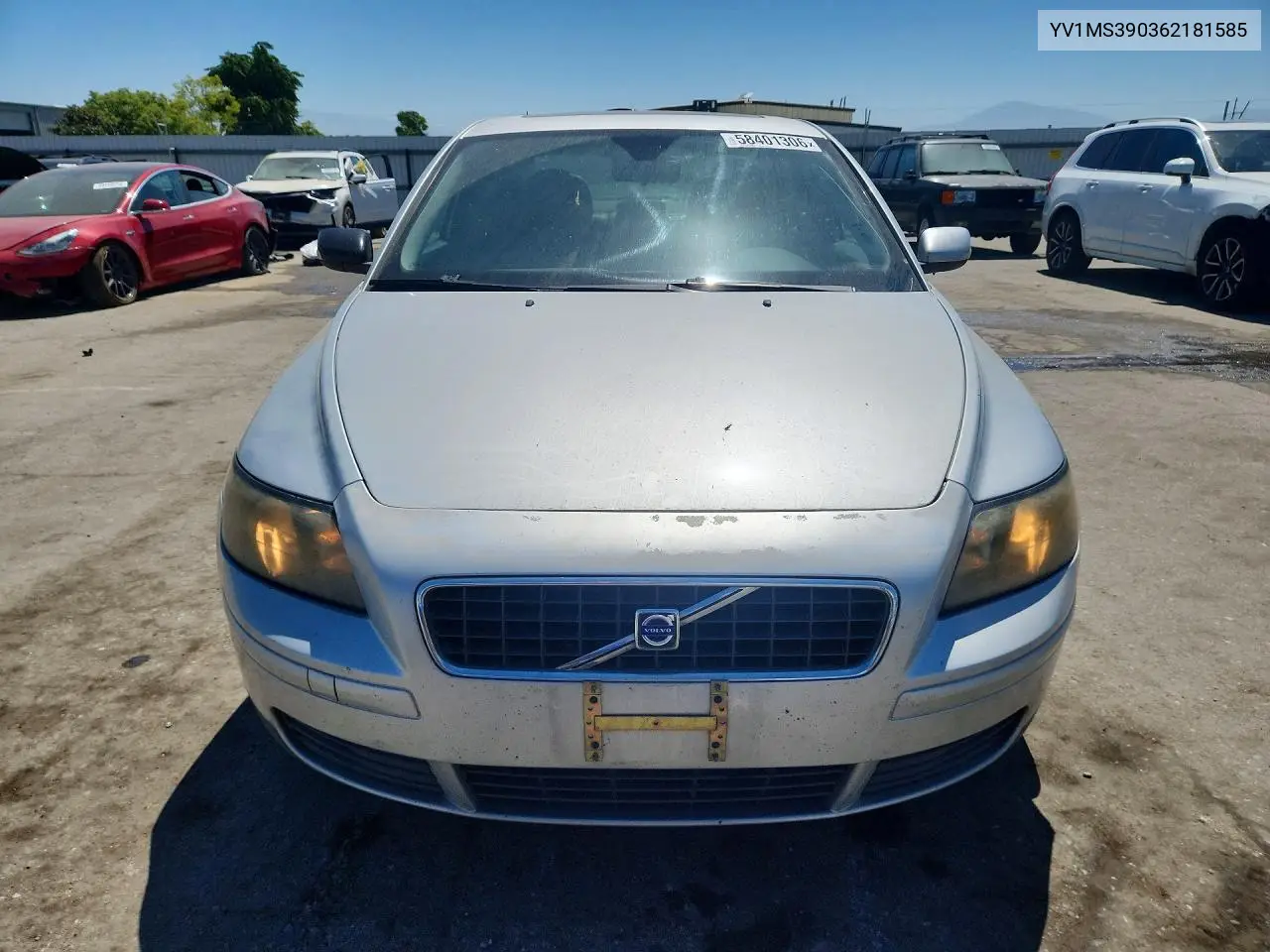 2006 Volvo S40 2.4I VIN: YV1MS390362181585 Lot: 58401306