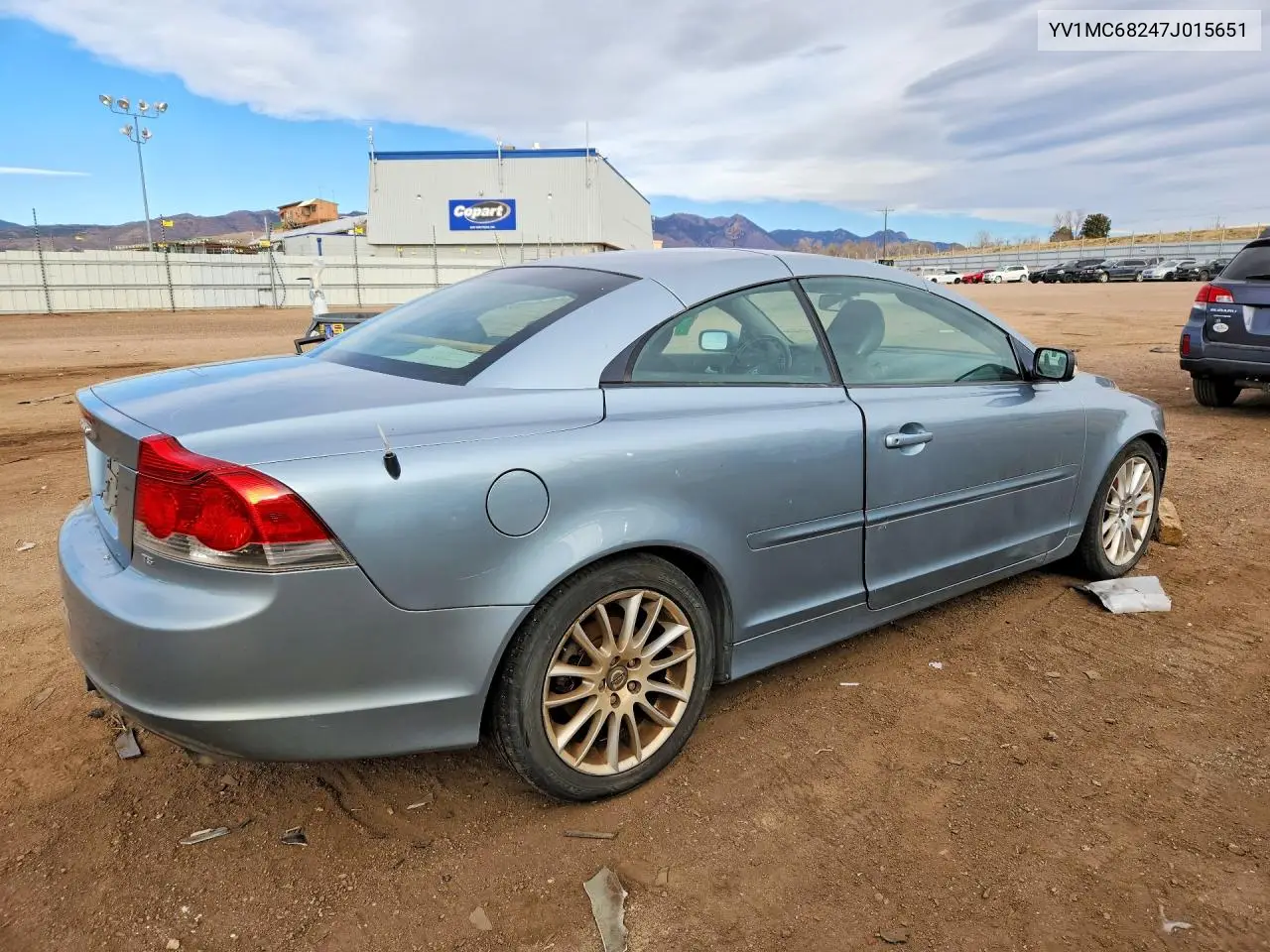 2007 Volvo C70 T5 VIN: YV1MC68247J015651 Lot: 45863726