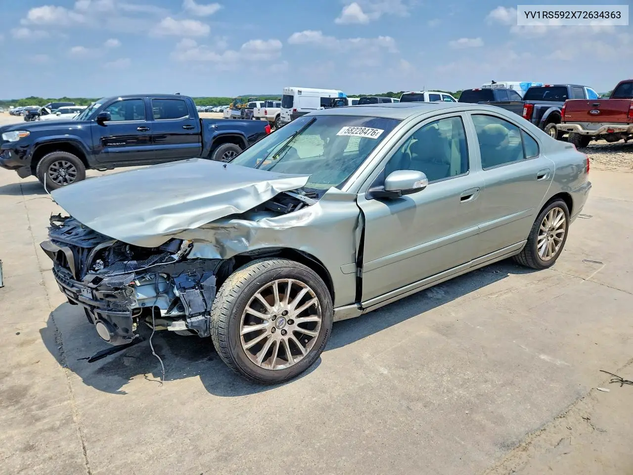 2007 Volvo S60 2.5T VIN: YV1RS592X72634363 Lot: 58228476
