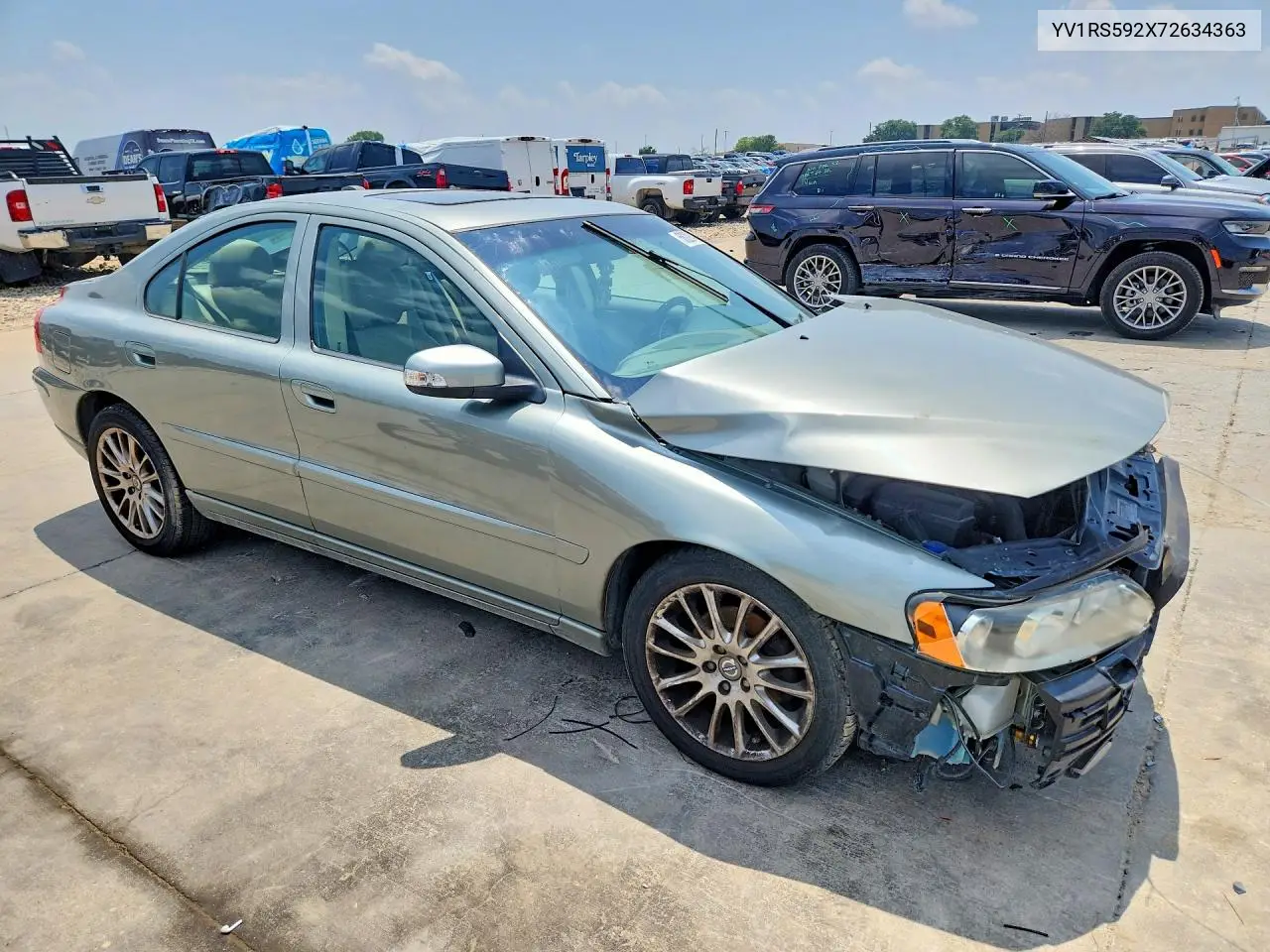 2007 Volvo S60 2.5T VIN: YV1RS592X72634363 Lot: 58228476