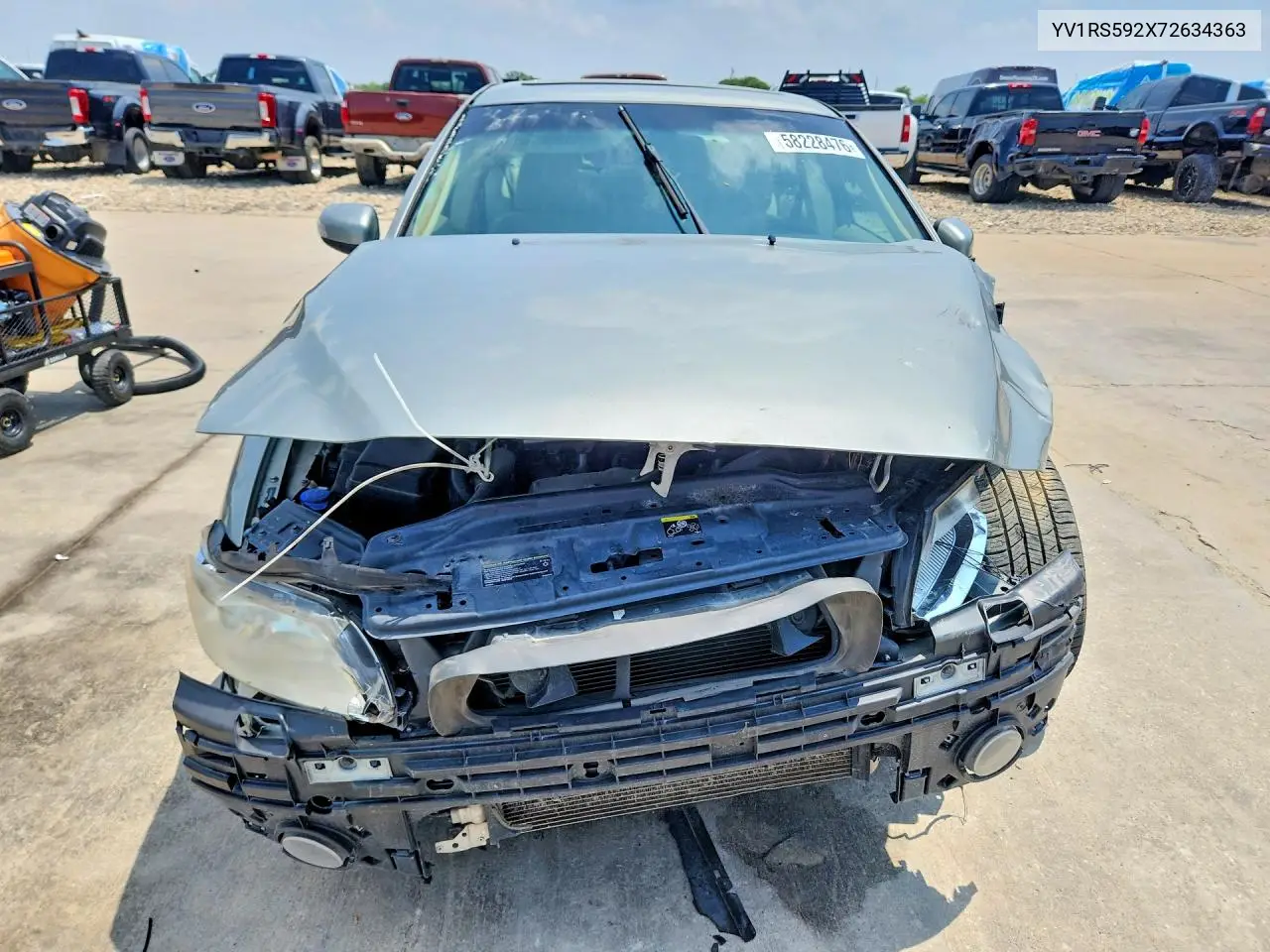 2007 Volvo S60 2.5T VIN: YV1RS592X72634363 Lot: 58228476