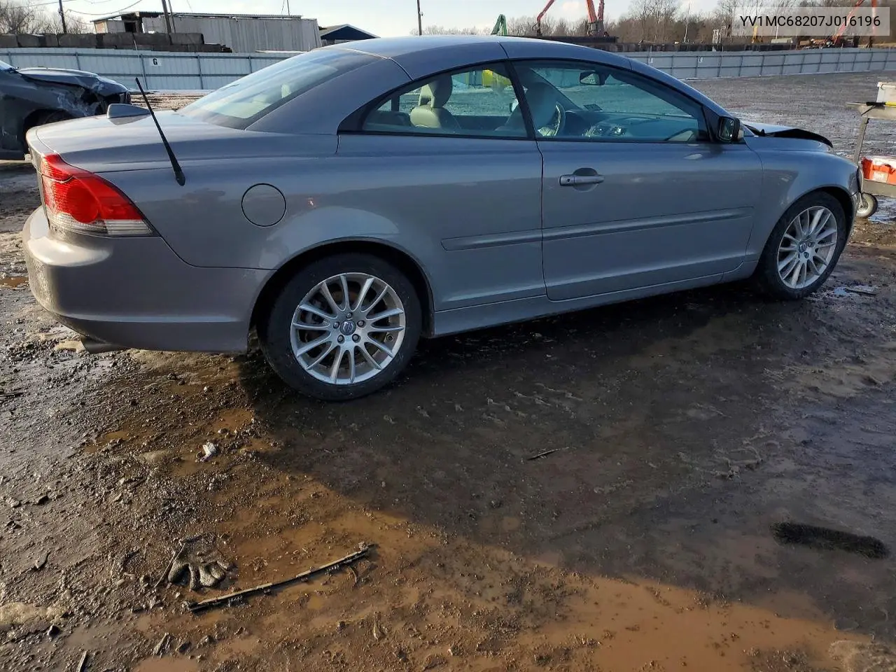 2007 Volvo C70 T5 VIN: YV1MC68207J016196 Lot: 99994745