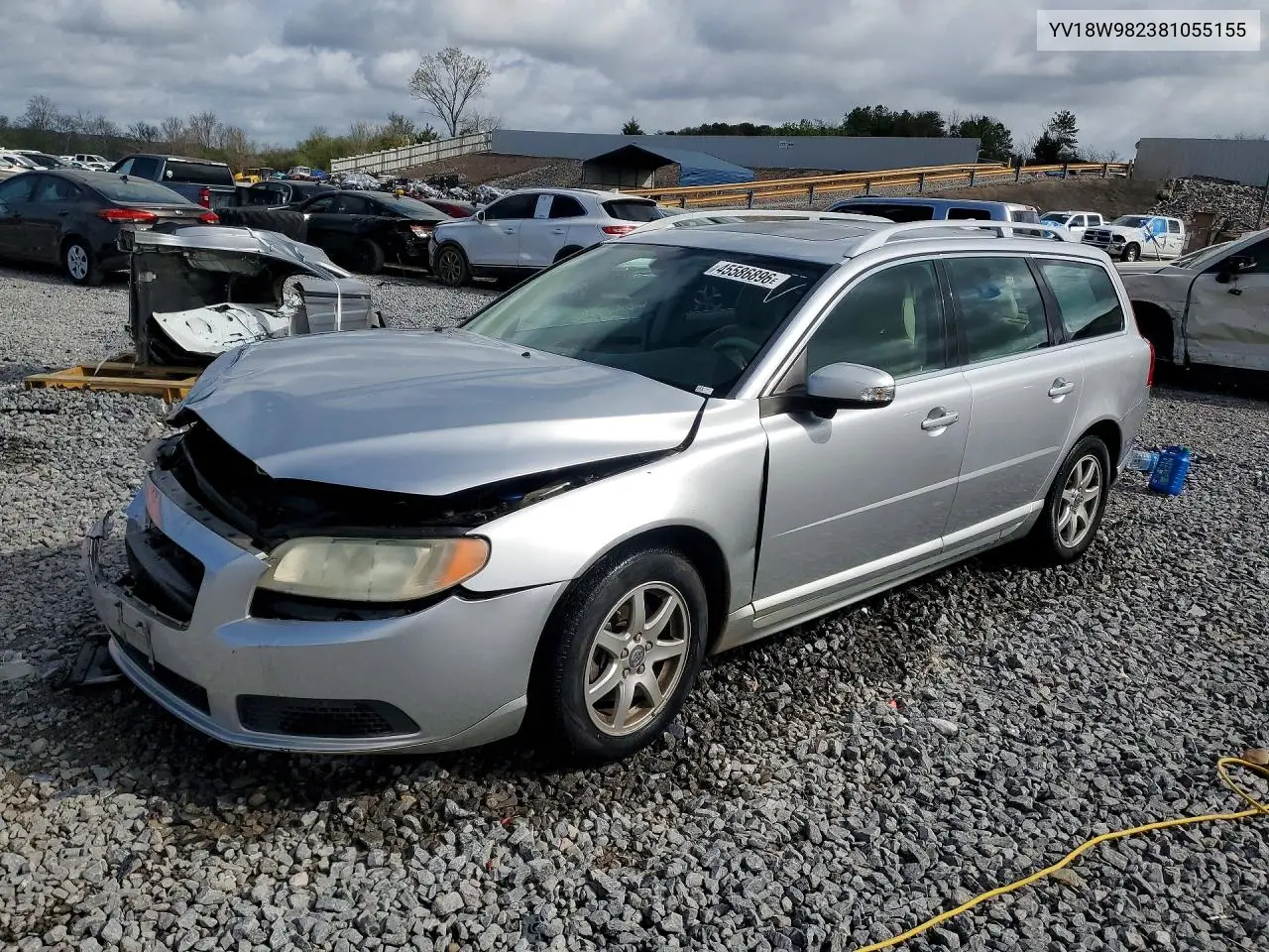 2008 Volvo V70 3.2 VIN: YV1AS982491105375 Lot: 45586896