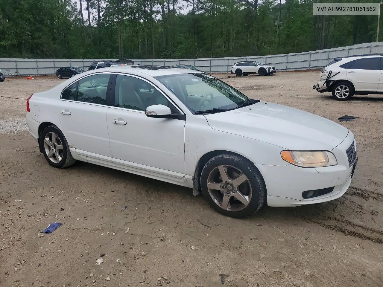 2008 Volvo S80 T6 Turbo VIN: YV1AH992781061562 Lot: 54483796