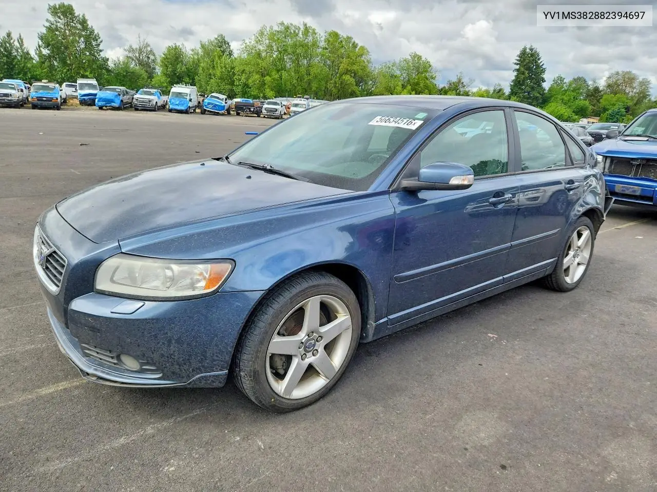 2008 Volvo S40 2.4I VIN: YV1MS382882394697 Lot: 56634516