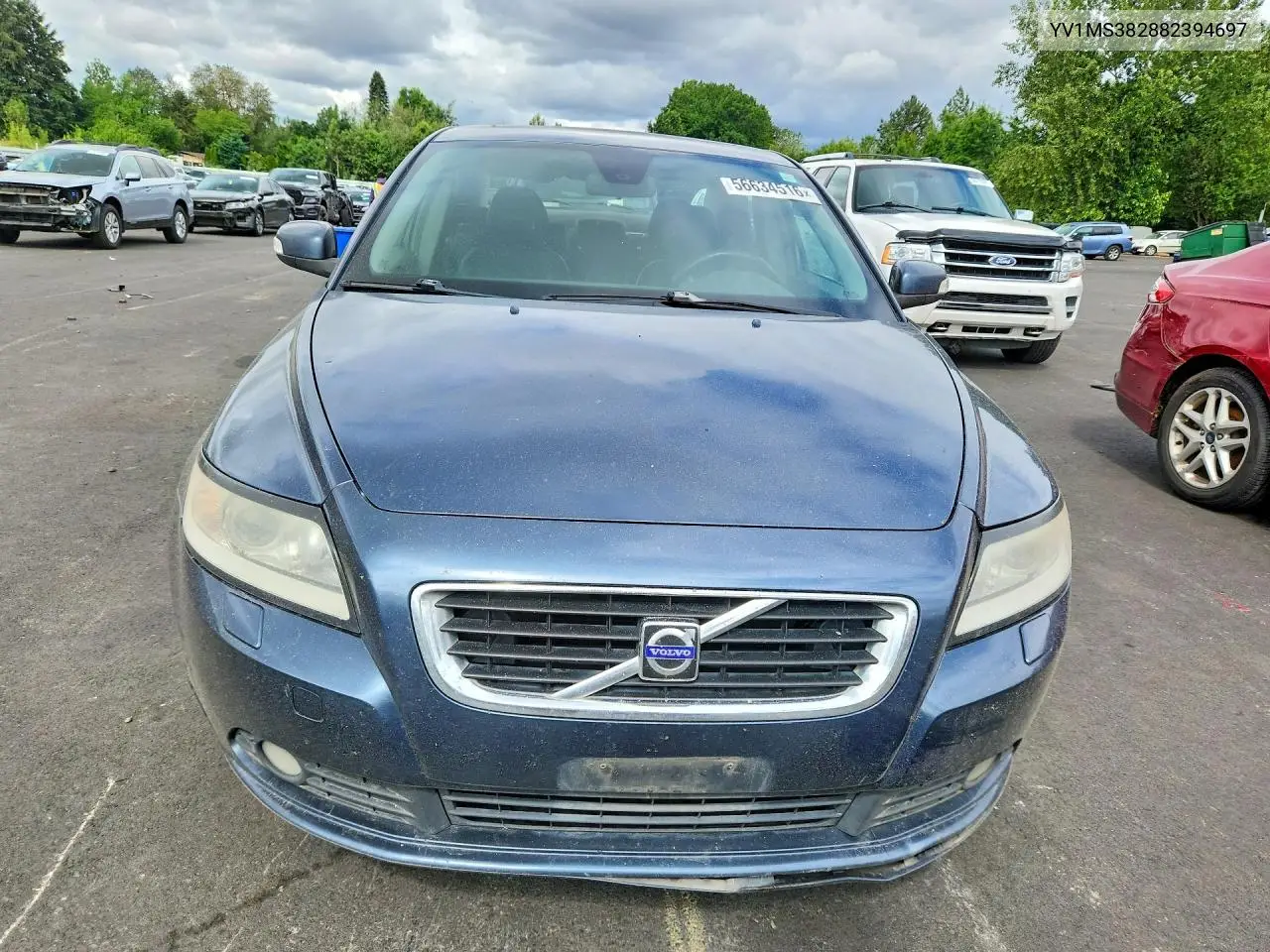 2008 Volvo S40 2.4I VIN: YV1MS382882394697 Lot: 56634516
