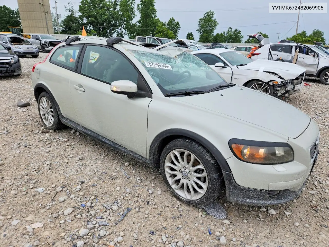 2008 Volvo C30 T5 VIN: YV1MK672482069905 Lot: 57258506
