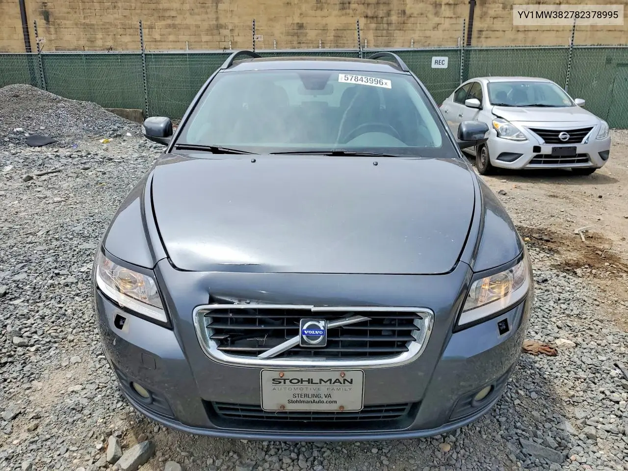 2008 Volvo V50 2.4I VIN: YV1MW382782378995 Lot: 57843996