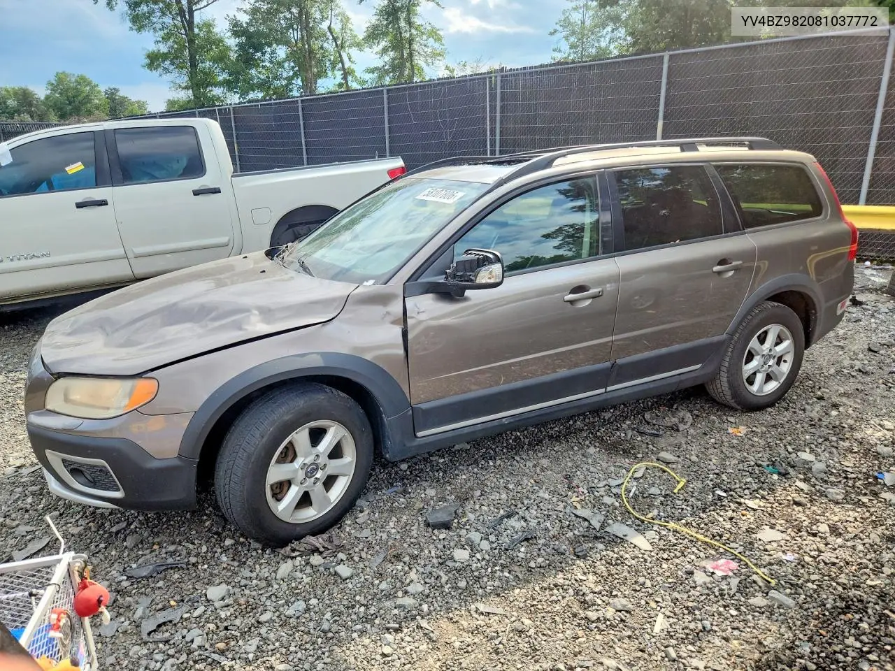 2008 Volvo Xc70 VIN: YV4BZ982081037772 Lot: 58107806