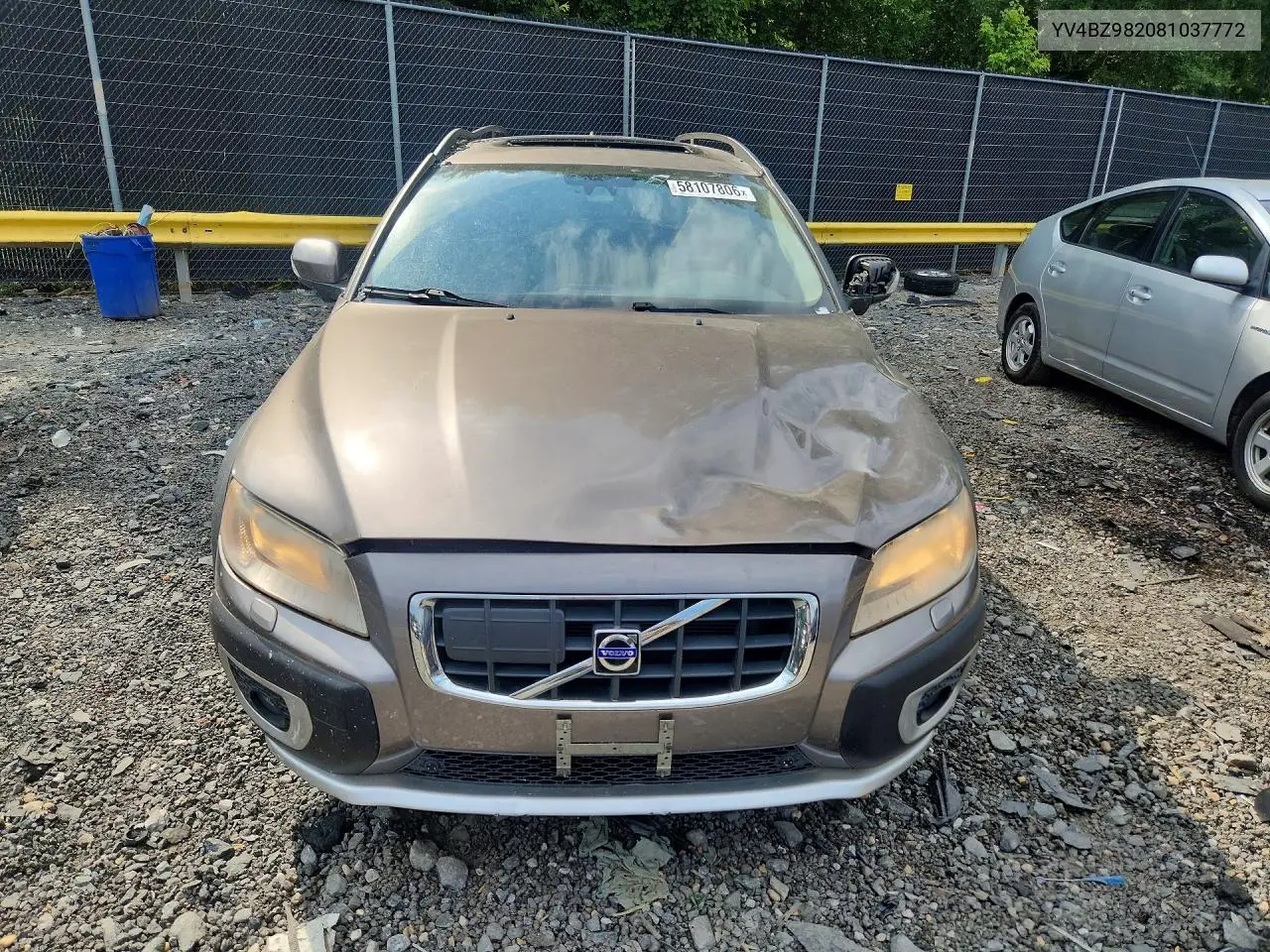 2008 Volvo Xc70 VIN: YV4BZ982081037772 Lot: 58107806