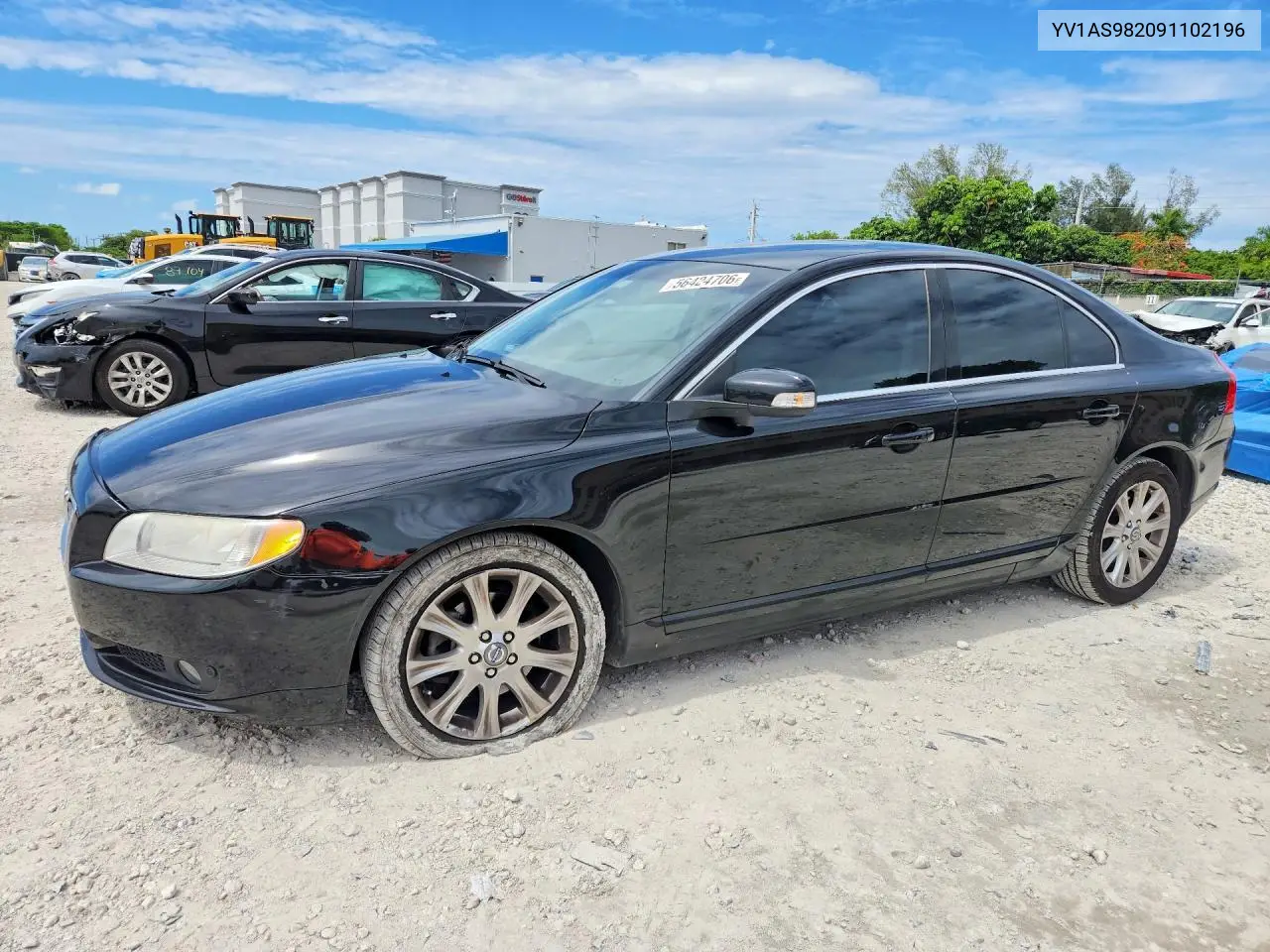 2009 Volvo S80 3.2 VIN: YV1AS982091102196 Lot: 56424706