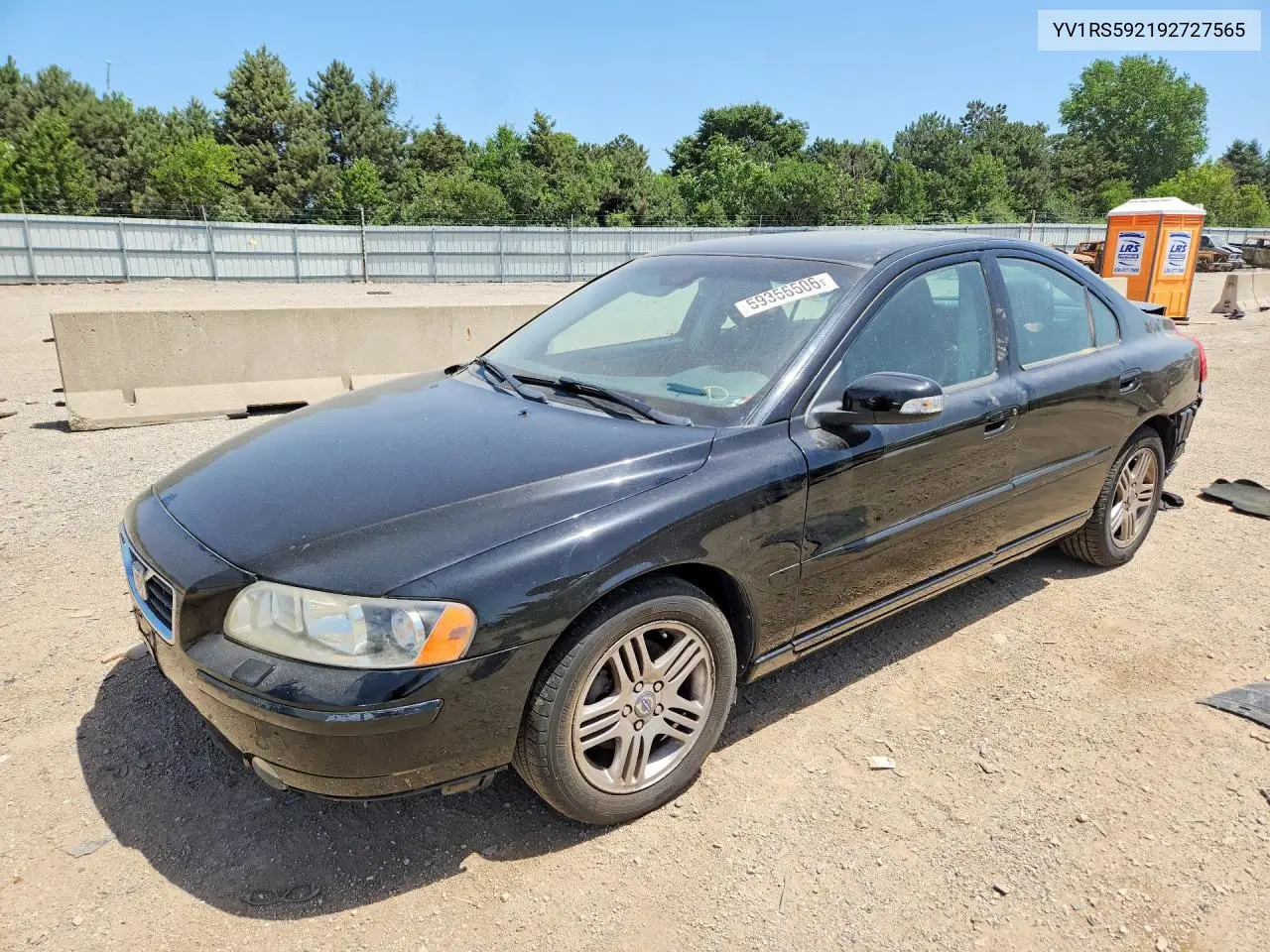 2009 Volvo S60 2.5T VIN: YV1RS592192727565 Lot: 59356506