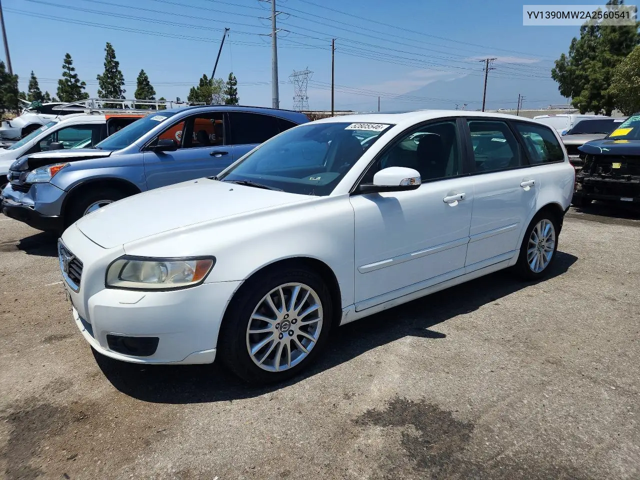 2010 Volvo V50 2.4I VIN: YV1390MW2A2560541 Lot: 52805546