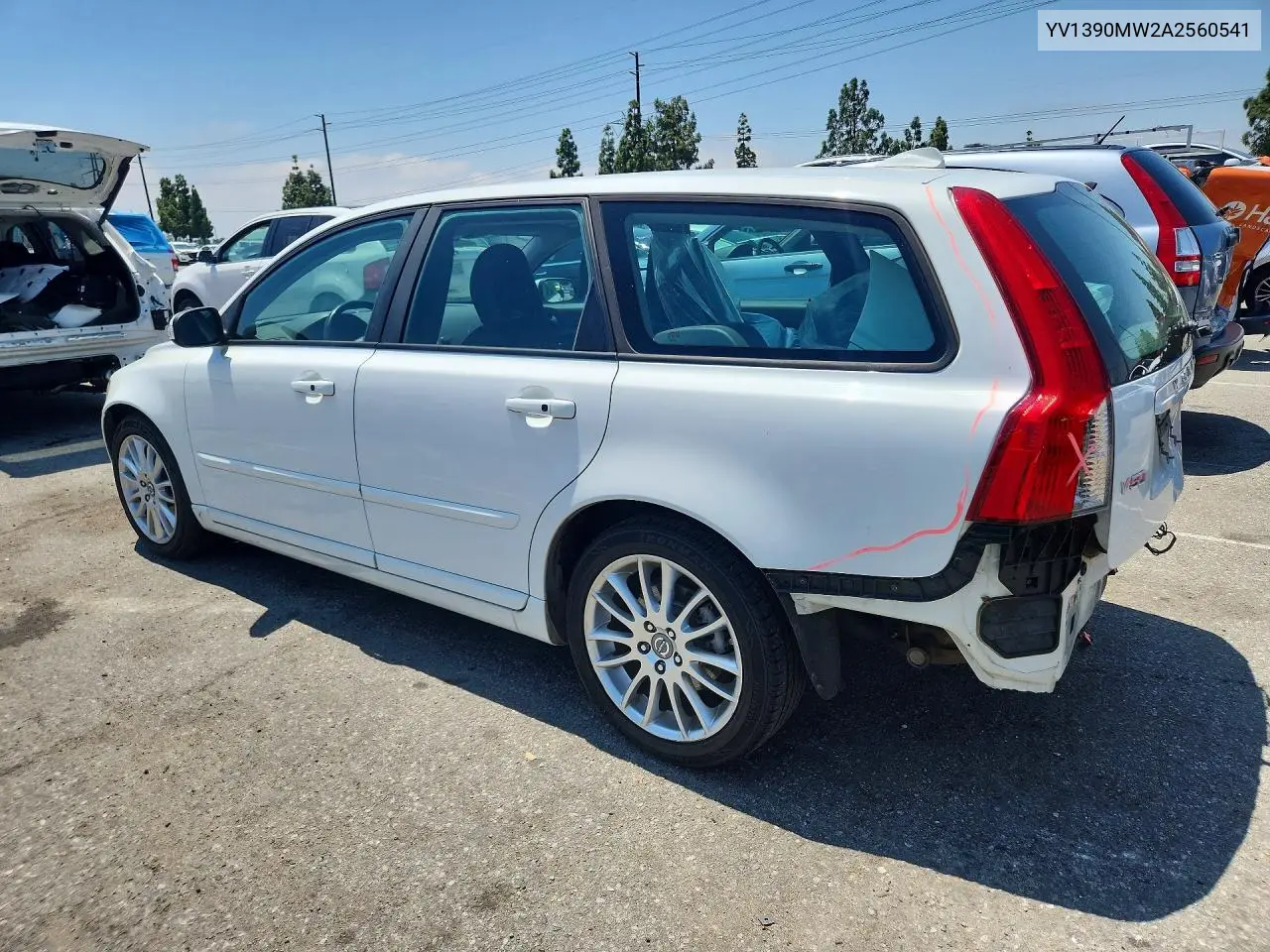 2010 Volvo V50 2.4I VIN: YV1390MW2A2560541 Lot: 52805546