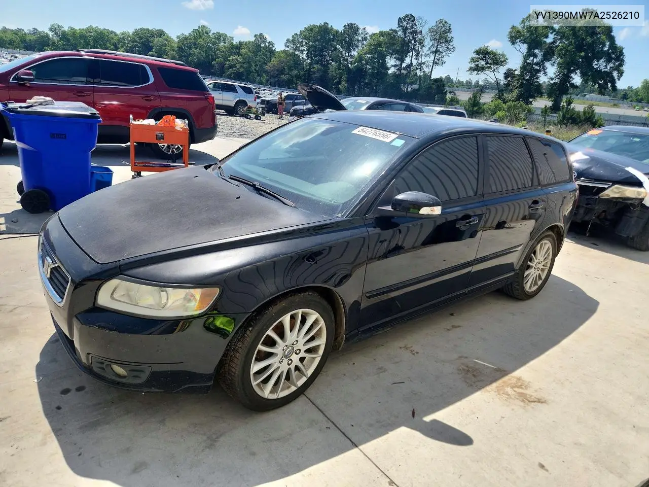 2010 Volvo V50 2.4I VIN: YV1390MW7A2526210 Lot: 54276556